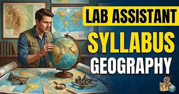 Rajasthan RSSB lab assistant geography syllabus 2026